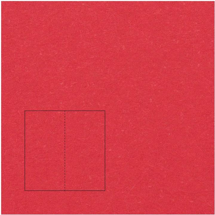 Produktbild Rico Design Paper Poetry Essentials DL Klappkarte lang A6, Rot (50 Stk.)