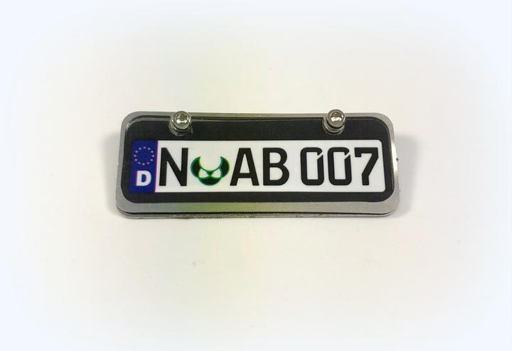 Produktbild Absima 2320101 RC-Modellbau Zubehör Kennzeichenhalterungen hinten