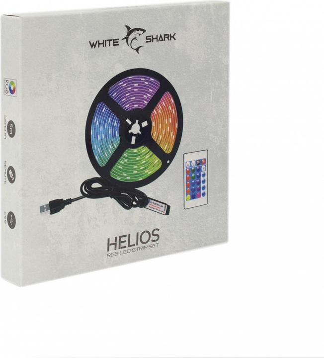 Produktbild White Shark Helios LED-05 RGB LED strip with remote control (RGB, 25 cm, Outdoor, Indoor)