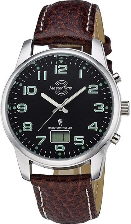 Actual product image Conrad Components Master Time radio controlled men watch (Radio-controlled clock, Digital watch, Analogue wristwatch, 41 mm)