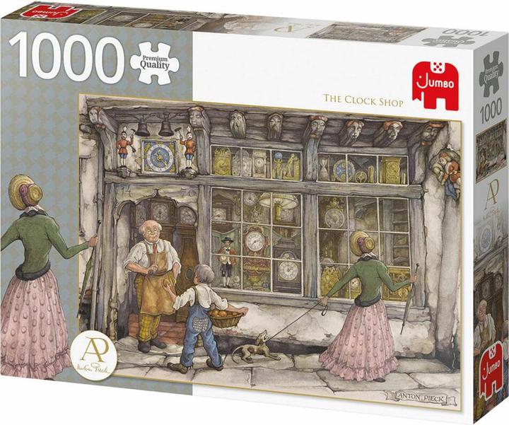Produktbild Jumbo Premium Collection Anton Pieck, Der Uhrenladen 1000 Teile (1000 Teile)