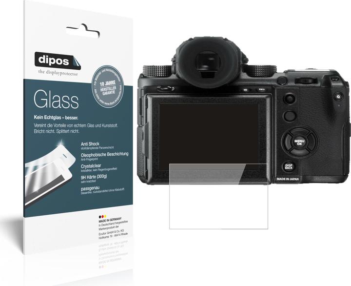 Dipos Displayschutz Anti-Shock (Displayschutz, Fujifilm GFX 50S II)