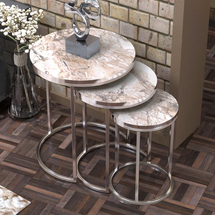 Actual product image En.Casa Bornholm (45 x 30 x 50 cm, 55 x 50 cm, 50 x 40 x 55 cm)