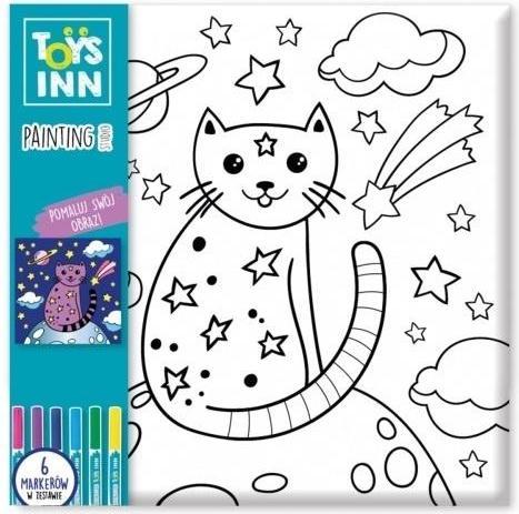 Produktbild Stnux Malvorlage Katze mit STnux-Markern