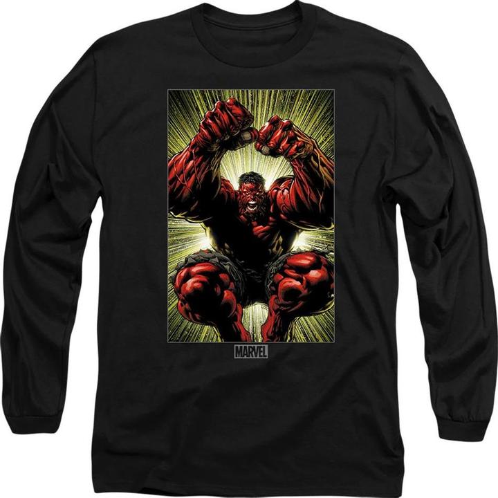 Immagine prodotto Maglietta Hulk Rosso Attacco Adulto Unisex (L)