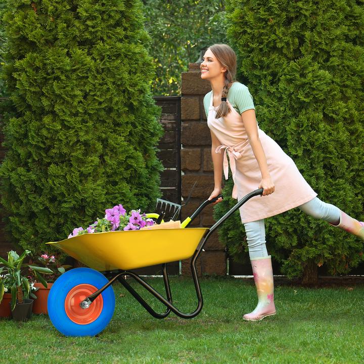 Image du produit Relaxdays Roue de brouette