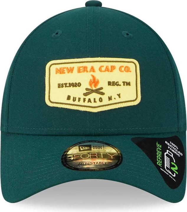 Actual product image New Era 9Forty Strapback Cap - Heritage Brand Patch Forest
