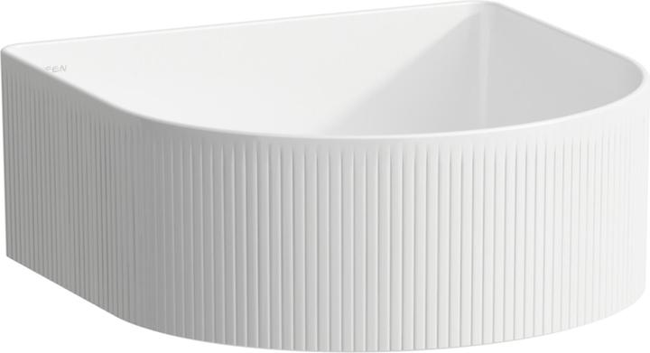Laufen Sonar Waschtisch-Schale mit Textur, ohne Hahnloch, ohne Überlauf, 340x340mm, inkl. Keramikab (340 mm, 340 mm)