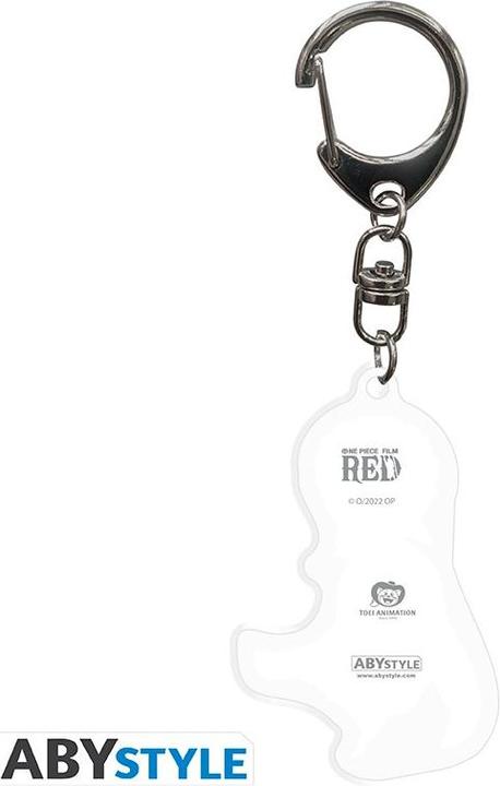 Actual product image ABYstyle ONE PIECE: RED - Acryl Keychain - Shanks X4