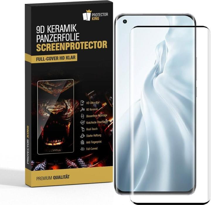 Produktbild Protectorking 3x Ceramic-Glass Full Cover HD Klar (3 Stück, Xiaomi Mi 11 Ultra)
