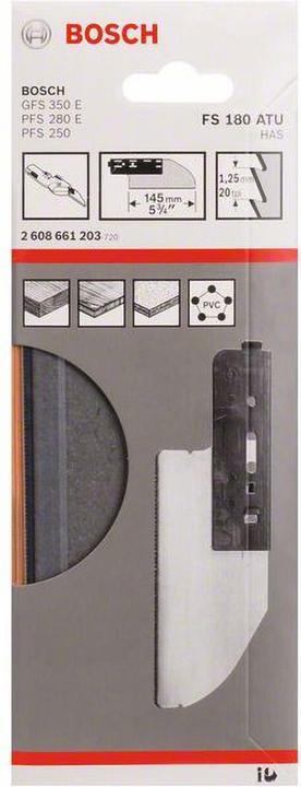 Actual product image Bosch Professional Zubehör Cut-off saw blade FS 180 ATU HCS, 145 mm, 1.25 mm