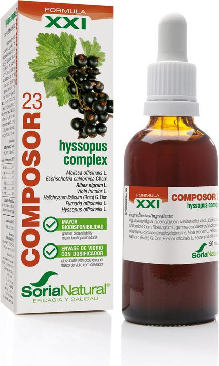 Image du produit Soria Natural Soria Composor 23 Hyssopus S Xx1 50ml (50 ml)