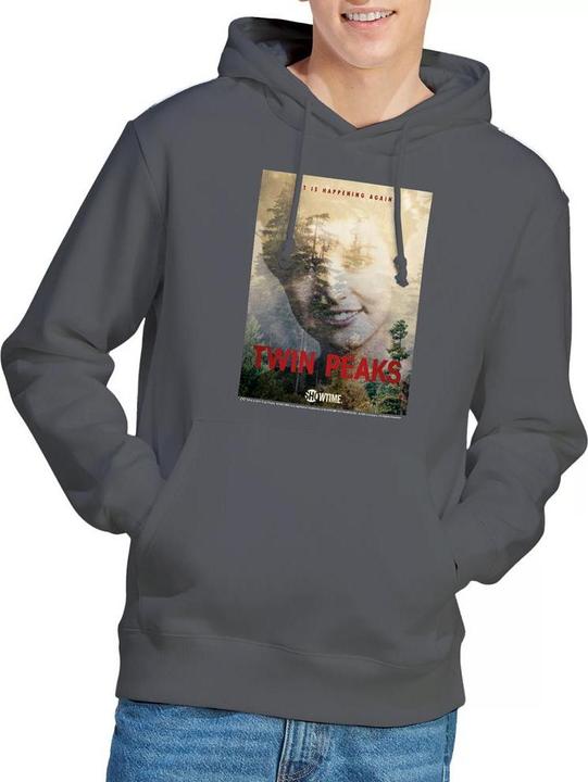Immagine prodotto Twin Peaks Felpa con Cappuccio Laura Palmer Uomo (XL)