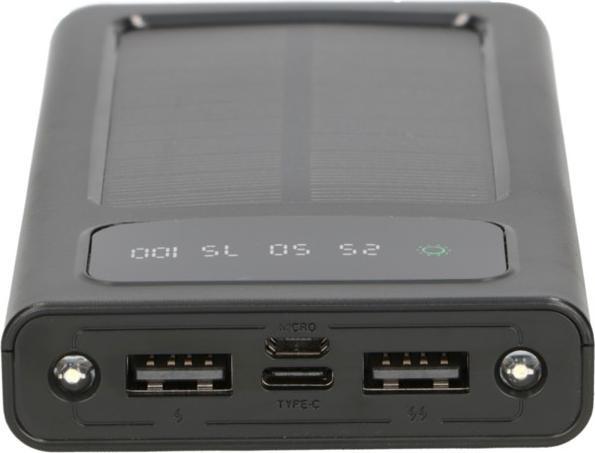 Produktbild Extralink Powerbank EPB-091 10000 mAh Schwarz (10000 mAh, 10 W, 37 Wh)