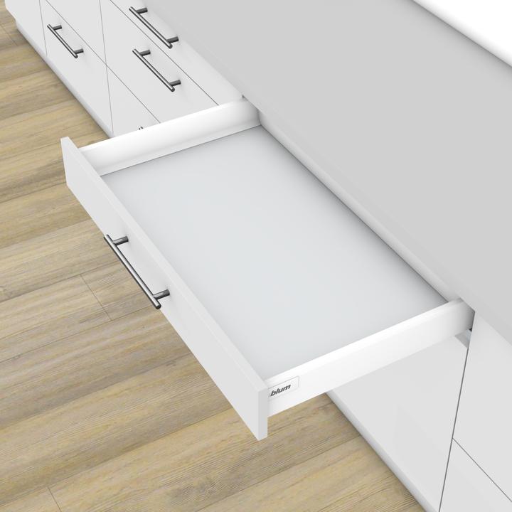 Produktbild Blum Tandembox antaro M 65kg 500 mm Vollauszug Blumotion-Möbeldämpfer seidenweiss