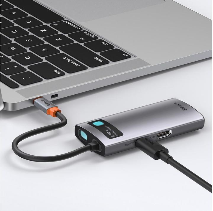 Produktbild Baseus Gleam Series 4-in-1 (USB-C, 1 Ports)