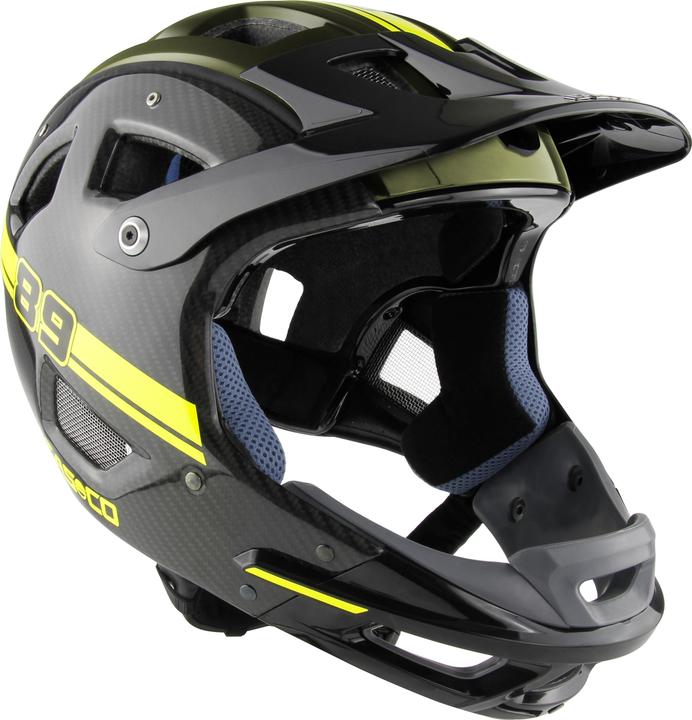 Productafbeelding Casco MTB Full Face Carbon Neon M 58-62 Helm (62 cm)