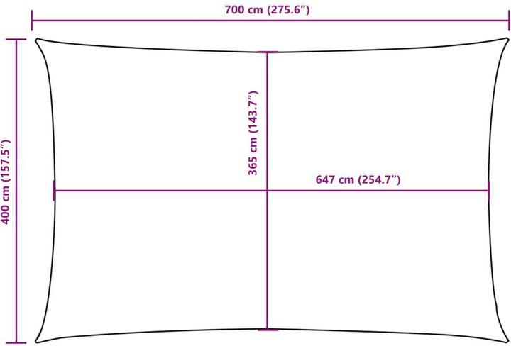 Produktbild VidaXL Nezhatok (400 x 700 cm)
