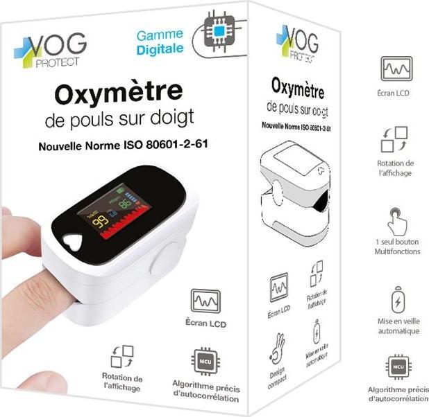 Image du produit Vog Protect Oxymètre de pouls au bout du doigt