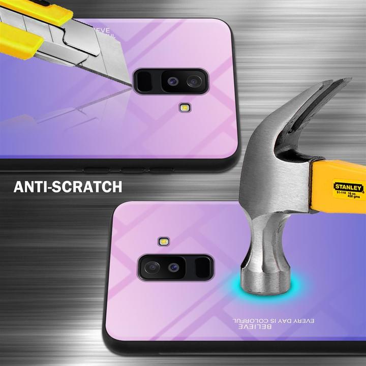 Immagine prodotto Cadorabo Copertura in vetro TPU 2 colori (Samsung Galaxy A6+)