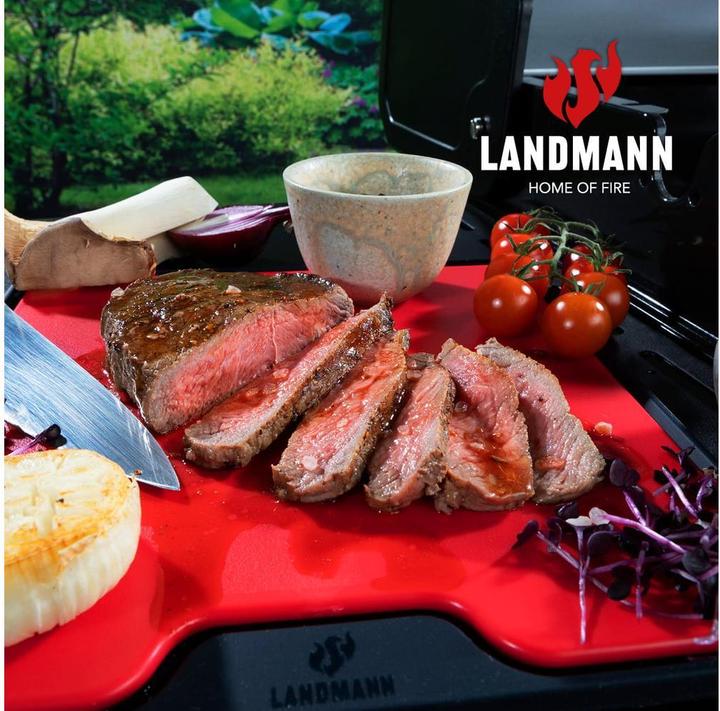 Actual product image Landmann Grillmatte mit Silikonmatte - 25 cm, Material: Kunststoff