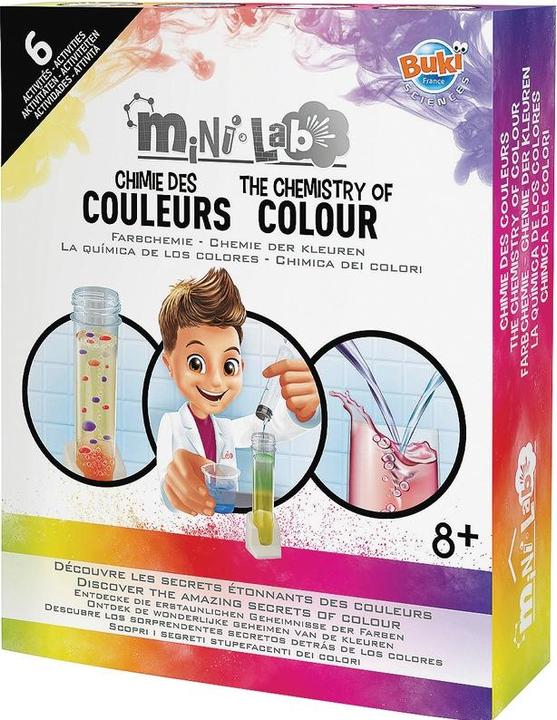 Image du produit Buki Boîte d'expérimentation mini Lab Chimie des couleurs
