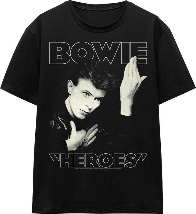 David Bowie Heroes Cover TShirt (XXL)