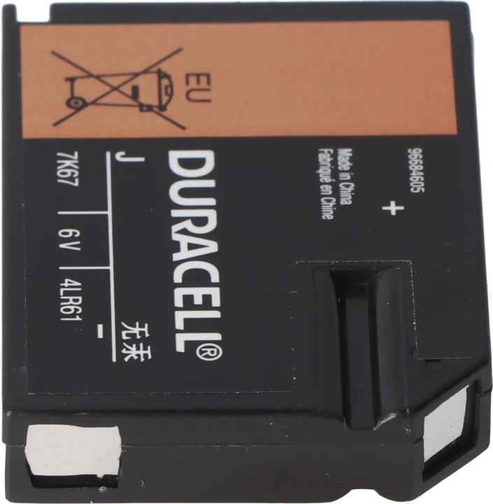 Actual product image Duracell Batterie 7K67 Flatpack 4LR61, V4918, V4018, 5000394767102 (1 pcs., J, 570 mAh)