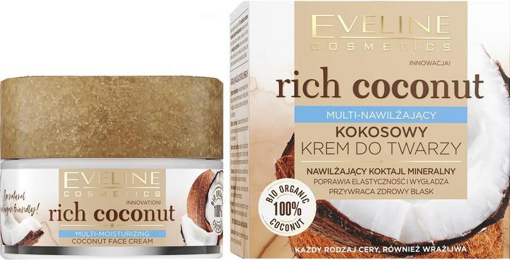 Eveline EVELINE Rich Coconut multi-nawilżający kokosowy krem do twarzy 50ml (50 ml)