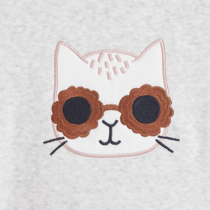 Produktbild La Redoute Collections Samt-Pyjama Katze (140)