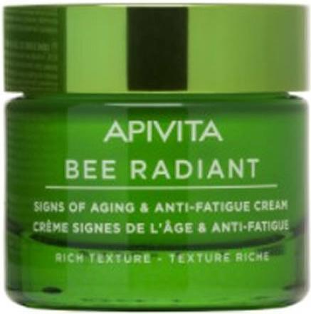 Apivita Bee Radiant Signs Of Aging Anti-Müdigkeit Creme Rich Texture 50ml (50 ml, Tagescreme)