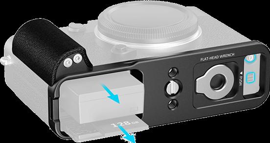 Produktbild SmallRig L-Winkel mit Silikongriff für X-E5