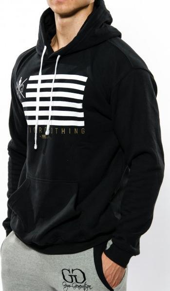 Immagine prodotto Gym Generation Felpa con cappuccio con bandiera dei Warriors NERO (XL)