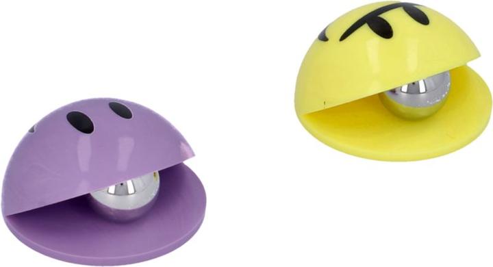 Produktbild Inofix Notizenhalter Smiley, violett-gelb