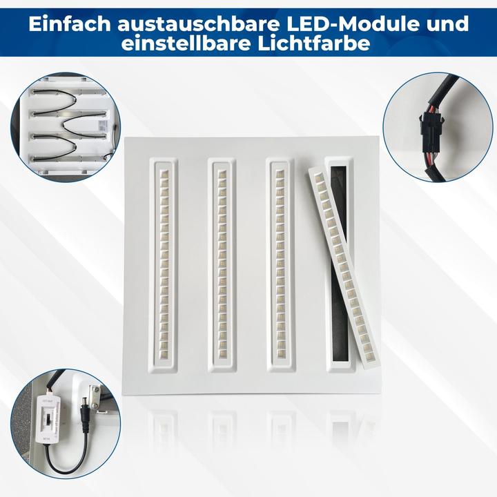 Produktbild Enovalite LED CCT Panel 62x62cm, Anti-Blend-Eigenschaft (4200 lm)