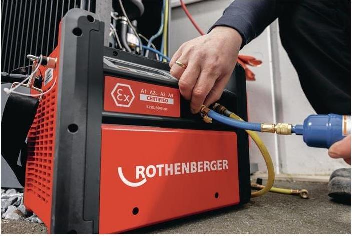 Produktbild Rothenberger Kältemittelabsauggerät ROREC PRO A3 12 kg 220-240 V