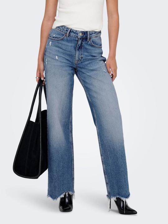 Actual product image Only ONLJUICY Hohe Taille Weiter Beinschnitt Jeans Jeans mit weitem Bein (W30/L32)