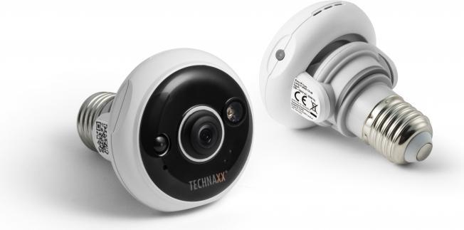 Image du produit Technaxx TX-58 Easy IP-Cam Lamp E27 (1920 x 1080 Pixels)