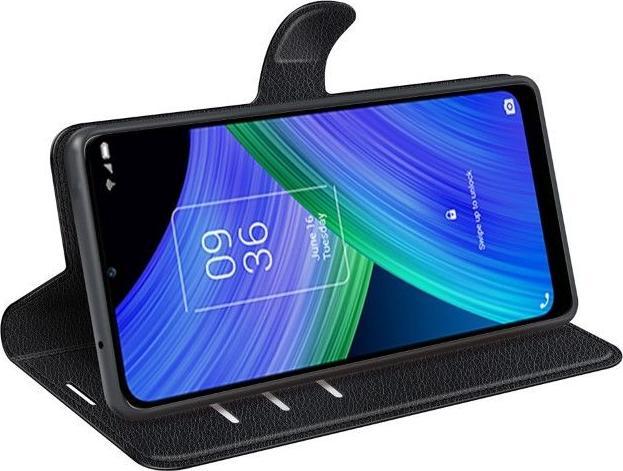Produktbild MU Classic Litchi Leder Bookcover Series (TCL 20 Pro 5G)