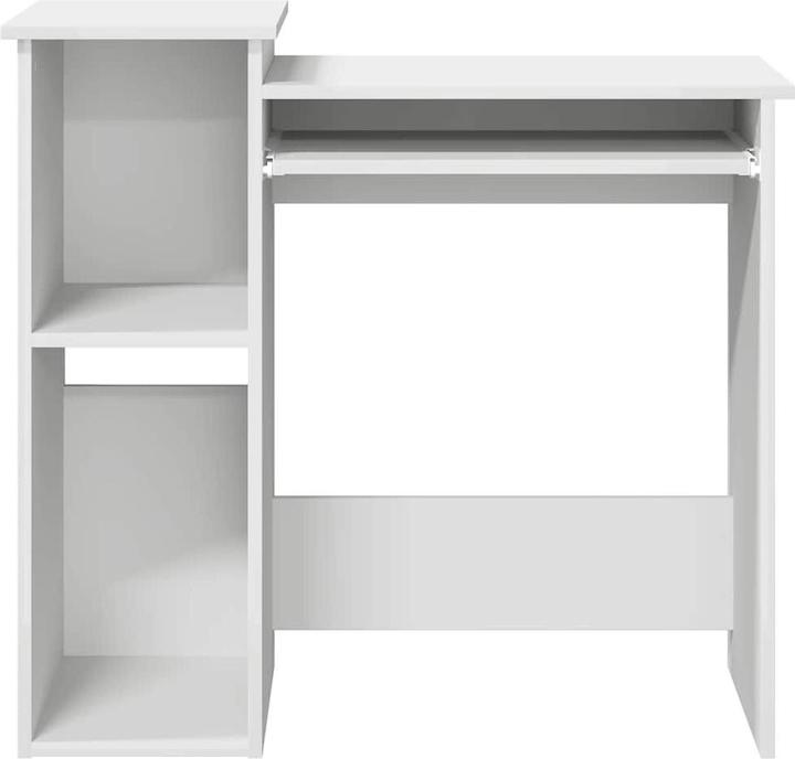 Produktbild VidaXL Schreibtisch mit Regalen Weiss 84x40x78 cm Holzwerkstoff Bürotisch Tisch