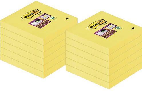 Image du produit Post-it Papillons adhésifs Super Sticky Notes, 76 x 76 mm, 12 + 12 (76 x 76 mm)