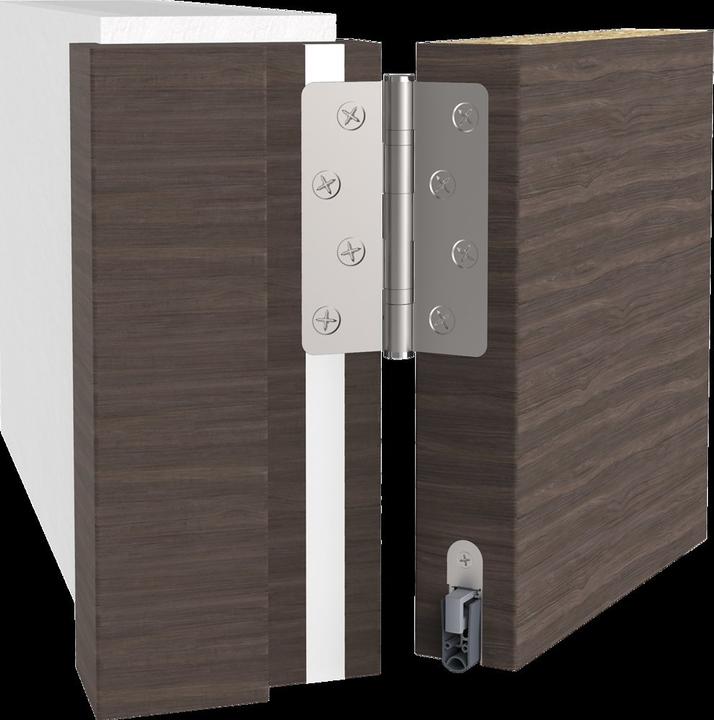 Immagine prodotto Athmer Guarnizione acustica L-15/30 WS 1-880 1 lato lunghezza 708 mm alluminio anodizzato argento