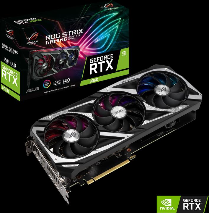 Actual product image ASUS ROG STRIX RTX 3060 O12G-V2 GAMING (12 GB)