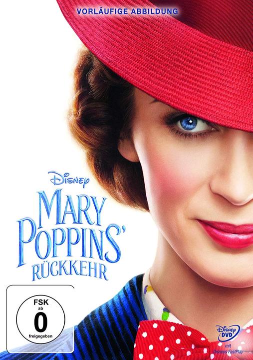 Il ritorno di Mary Poppins - DVD (DVD, 2018, Tedesco, Inglese, Italiano, Turco)