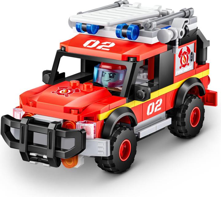 Actual product image Zuru Max City 265-part fire engine