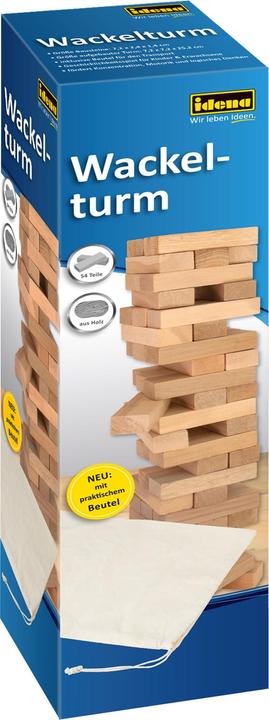 Produktbild Idena Wackelturm 26x8x8cm Holz FSC100%