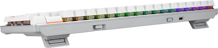Image du produit ASUS Tastatur ROG Strix Scope II 96 RX Wireless WHT (DE, Sans fil, Filaire)