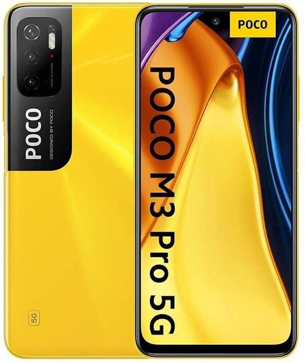 Xiaomi Poco M3 Pro 5G (64 GB, Poco Yellow, 6.50", Dual SIM, 48 Mpx, 5G)