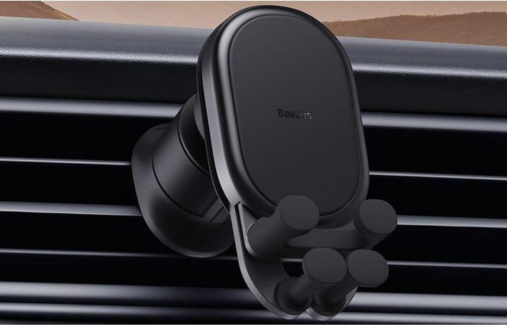 Actual product image Baseus Stable Gravitational Wireless Charging Car Mount Pro 15W (black)