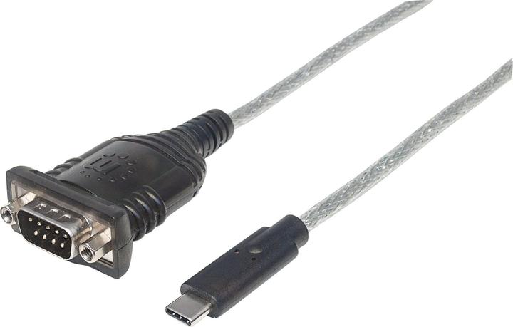 Manhattan 0.45m USB-C/Serial USB-C Serial Black (0.45 m)